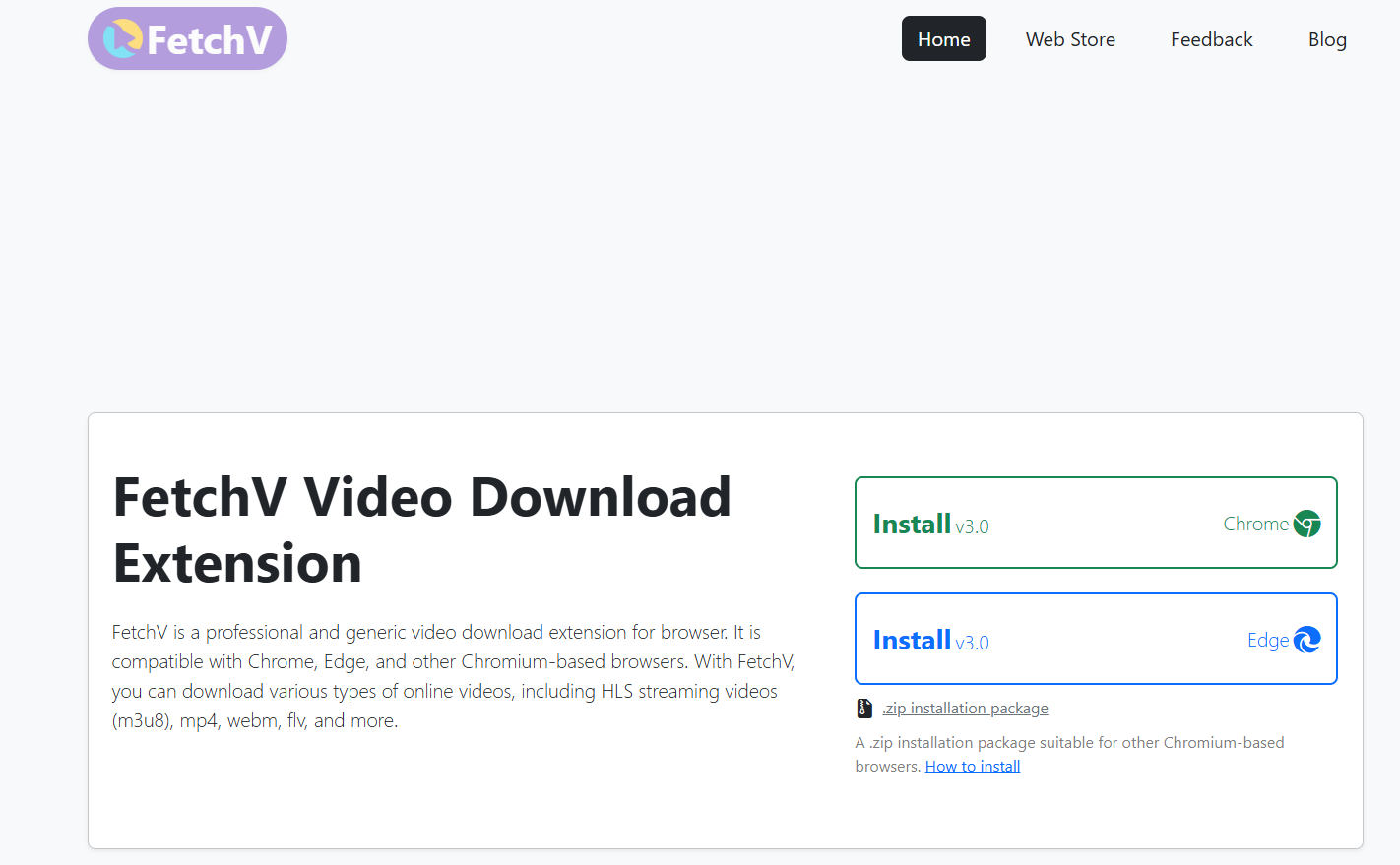 07 FetchV video downloader extension